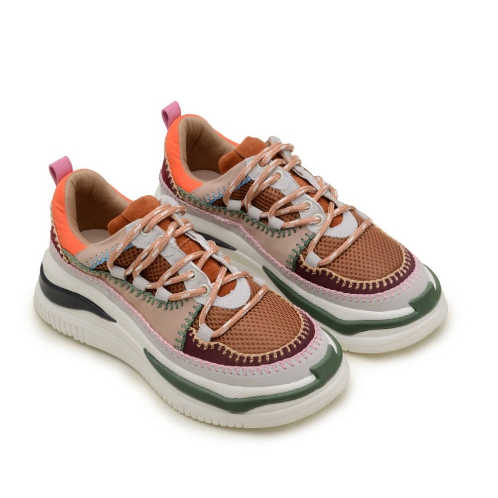 NIB FARM RIO COLORFUL ZIGZAG SNEAKERS